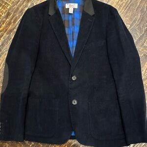 Original Penguin Black Corduroy Blazer with Blue Lining